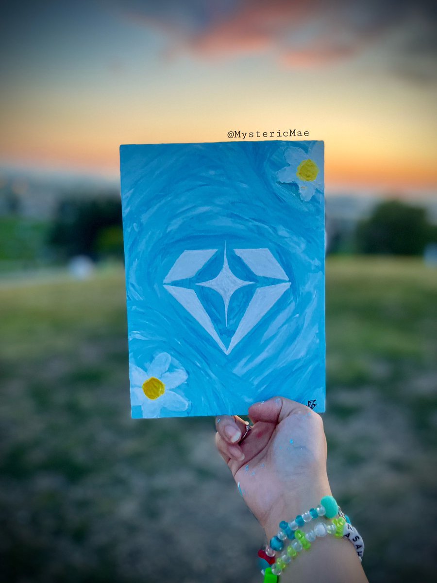 MystericMae's tweet photo. Simple painting 🩵

#treasure #트레저 #トレジャー #art https://t.co/mTXhDlO3re