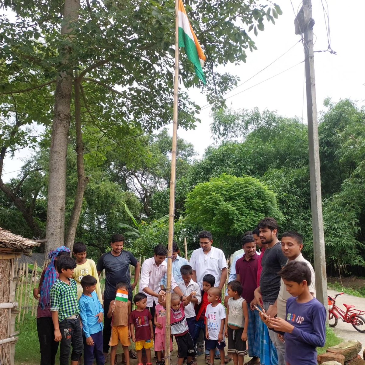 FirstStepFounda's tweet photo. "Rejoicing in the colors of freedom and unity on India's Independence Day 🇮🇳✨ #fsf #firststepfoundation #HappyIndependenceDay https://t.co/u9nm9VFmuP