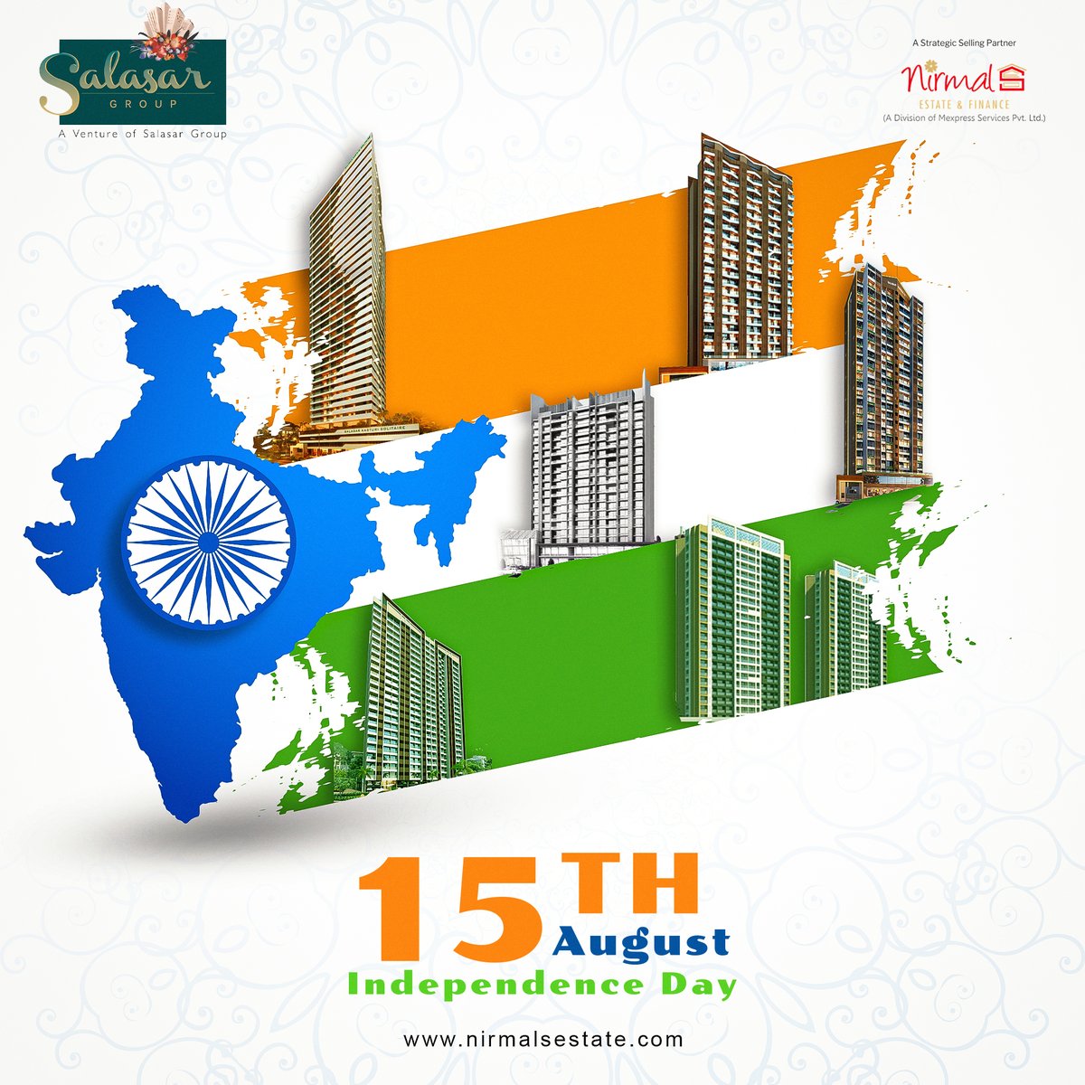 nirmalsestate's tweet image. Embracing the legacy of freedom, here's to a nation united and thriving. Happy Independence Day from Nirmal's Estate! 🇮🇳🏞️
.
.
.
.
#ProudlyIndian #NirmalsEstateCelebrates #sampleflat #luxuryliving #propertyinvestment #realestatedeals #luxuryhomes #propertybuyers #miraroad