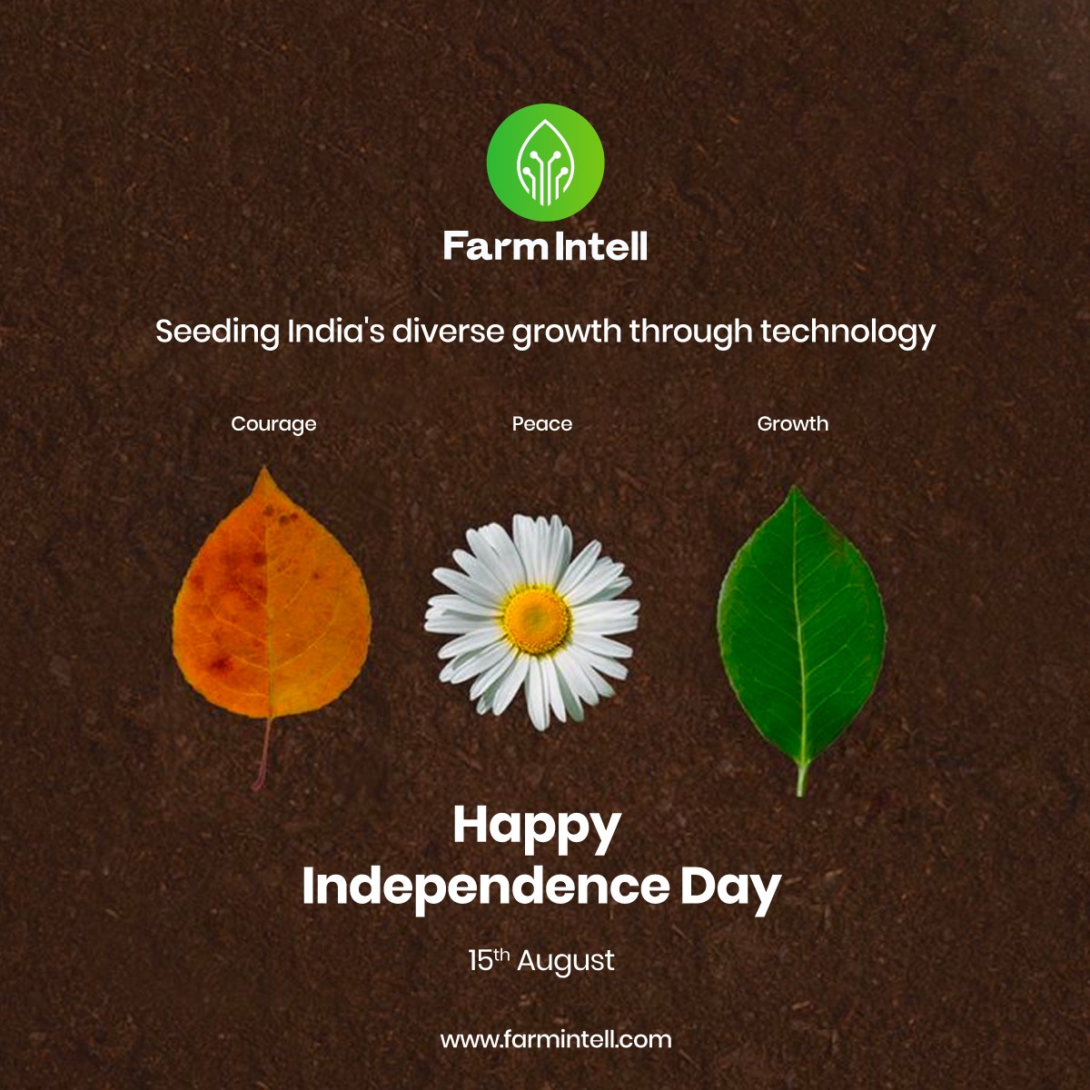 Celebrating India's journey towards progress and innovation this Independence Day! 🇮🇳🌱 Seeding India's growth through technology and paving the way for a brighter future. Happy 15th of August! 
#IndependenceDay #TechForProgress