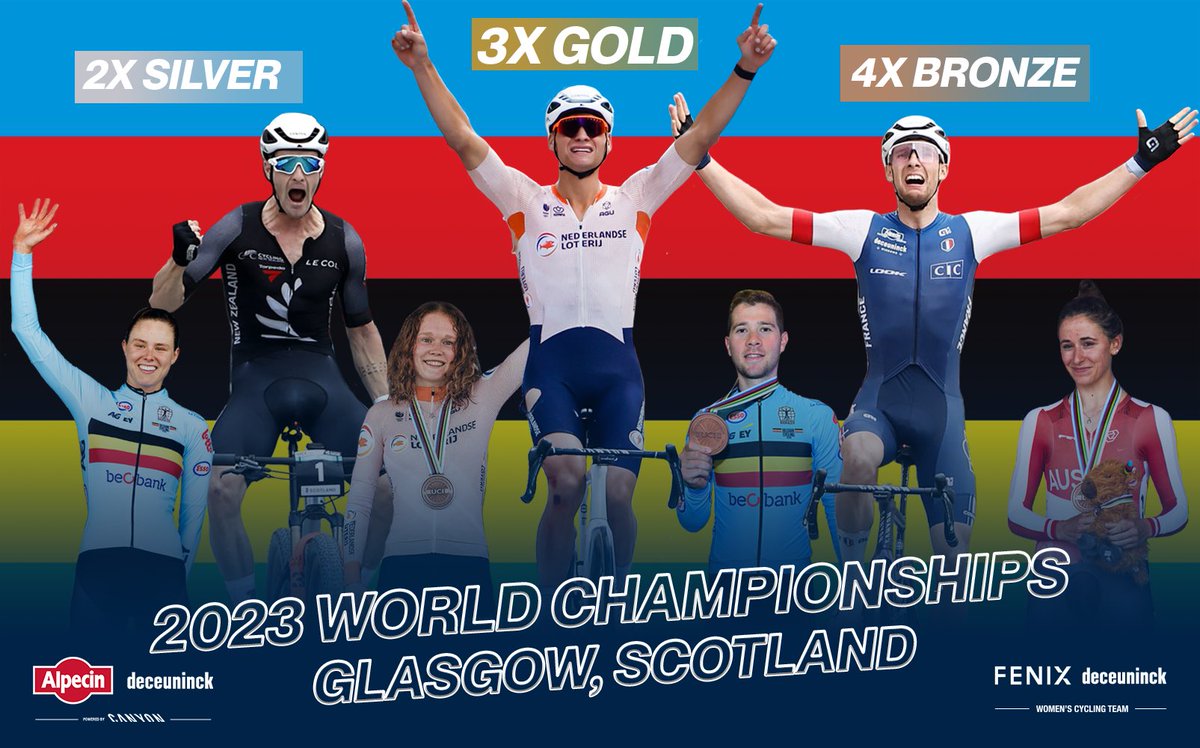 ✍️ History written at  #GlasgowScotland2023 🏴󠁧󠁢󠁳󠁣󠁴󠁿

@AlpecinDCK 💙 @FenixDeceuninck