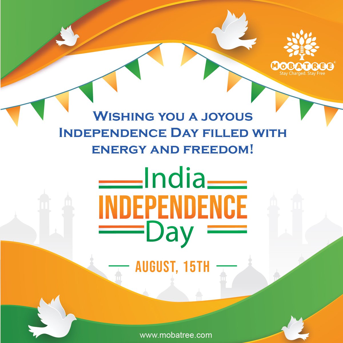 Lighting up screens and hearts, Happy Independence Day 🇮🇳 From Mobatree, where freedom and power unite! 🎉 Happy Independence Day, 🇮🇳 #independenceday #patriotic #happyindependenceday #IndependenceDay2023 #15august2023 #IndependenceDayIndia