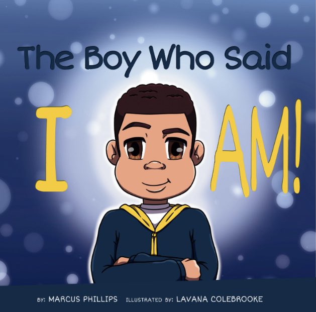 lavanamc's tweet photo. Book Cover I illustrated for a young boy affirmations story. 
#kidslit #childrensbooks #illustrator #bookcover https://t.co/McSaZHn2td