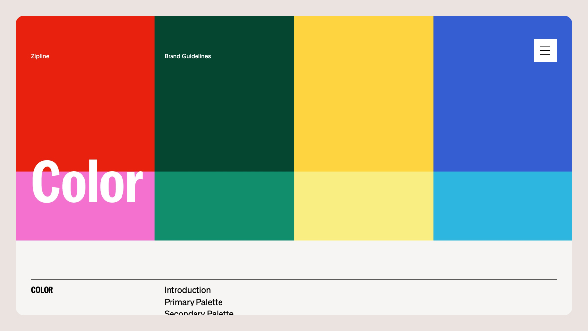 pierre__georges's tweet image. 7️⃣ RESSOURCE : @standards_site est un service pour créer des brand guidelines en ligne. Ils proposent depuis peu une sélection de chartes réalisées avec leur service. De quoi s’inspirer !
standards.site/examples