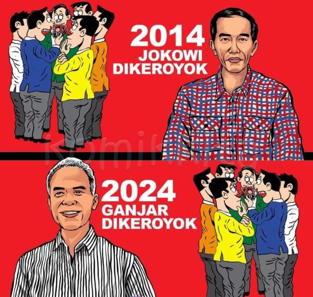03__nakula's tweet photo. PDI-P alami Dejavu pemilu tahun 2014. Alhamdulilah saat itu PDI-P menang dan berhasil mengantarkan Pak Jokowi sebagai presiden mengalahkan Prabowo.
2024 PDI-P siap hatrick kemenangan dan antarkan Ganjar Pranowo sebagai penerus presiden Jokowi. 
#GanjarDikeroyok https://t.co/E9DQBnce2x