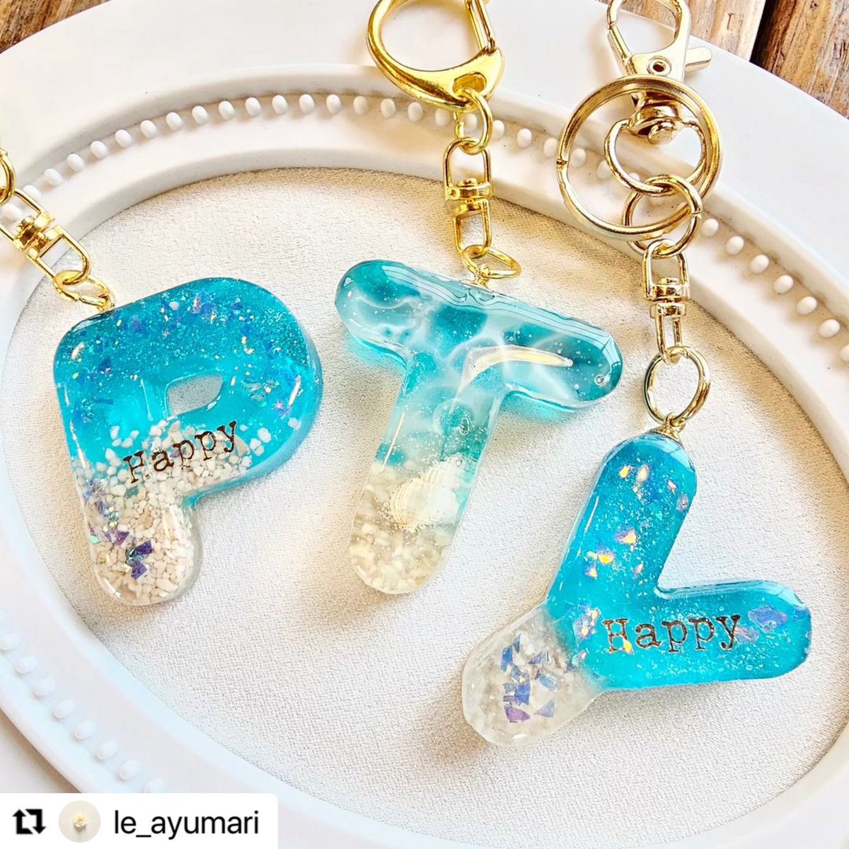 handmadeantique's tweet photo. 17日のイニシャルキーホルダー作りのWS募集中です！ https://t.co/VFw93OgOLI