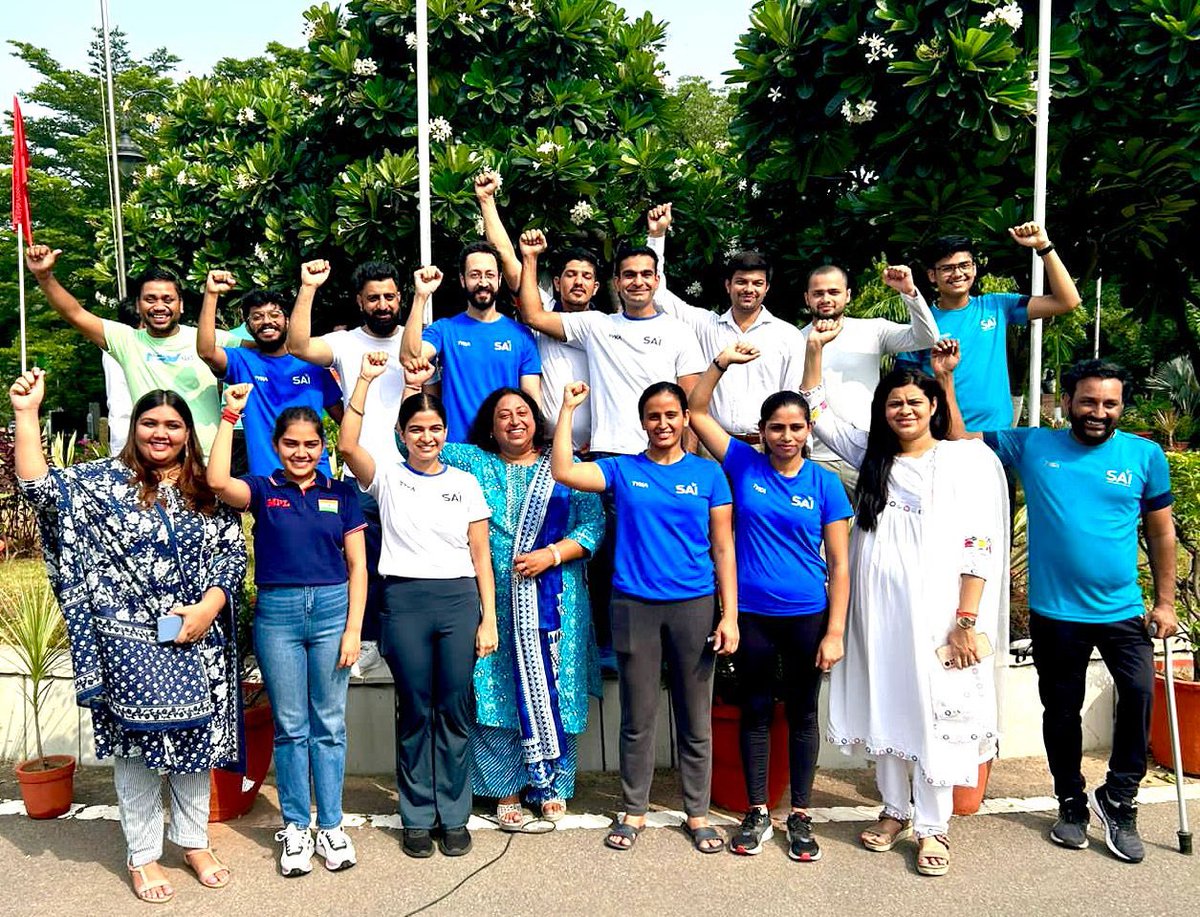 SAI_KSSRDelhi's tweet image. 77th Independence Day Celebration at Dr Karni Singh Shooting Range by Shooters and Staff.

Wishing you a day of happiness, peace, and harmony as we honour our Nation&apos;s true independence.