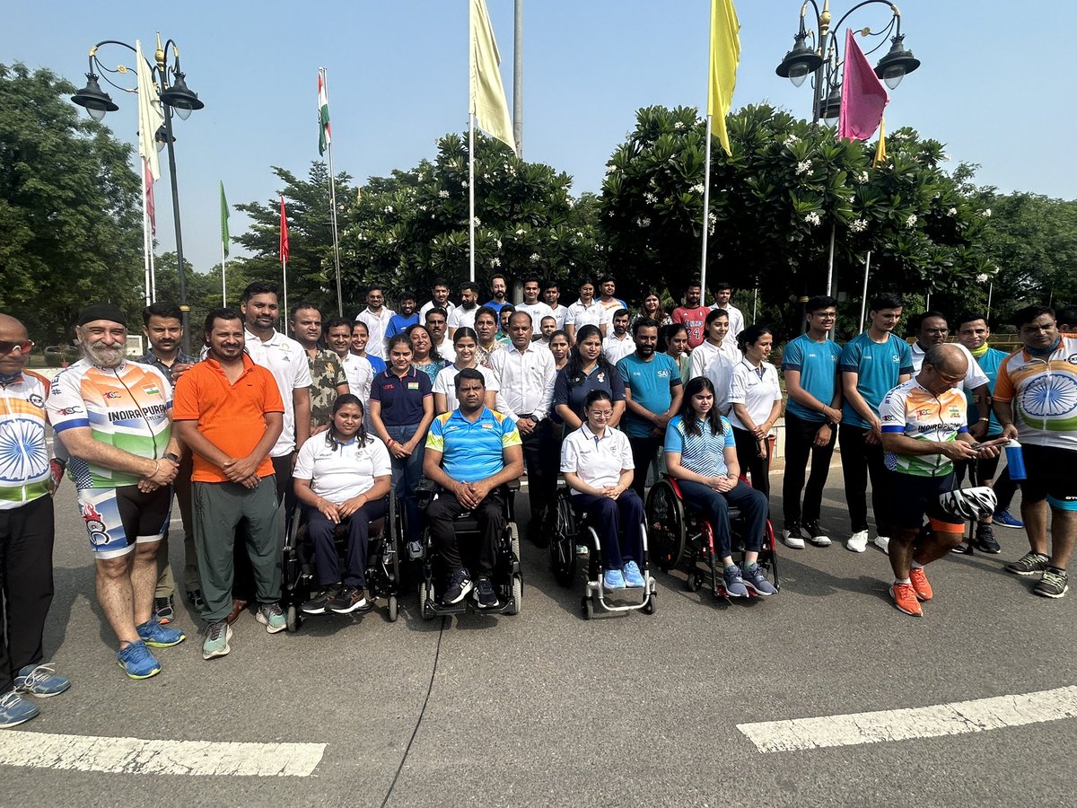 SAI_KSSRDelhi's tweet image. 77th Independence Day Celebration at Dr Karni Singh Shooting Range by Shooters and Staff.

Wishing you a day of happiness, peace, and harmony as we honour our Nation&apos;s true independence.