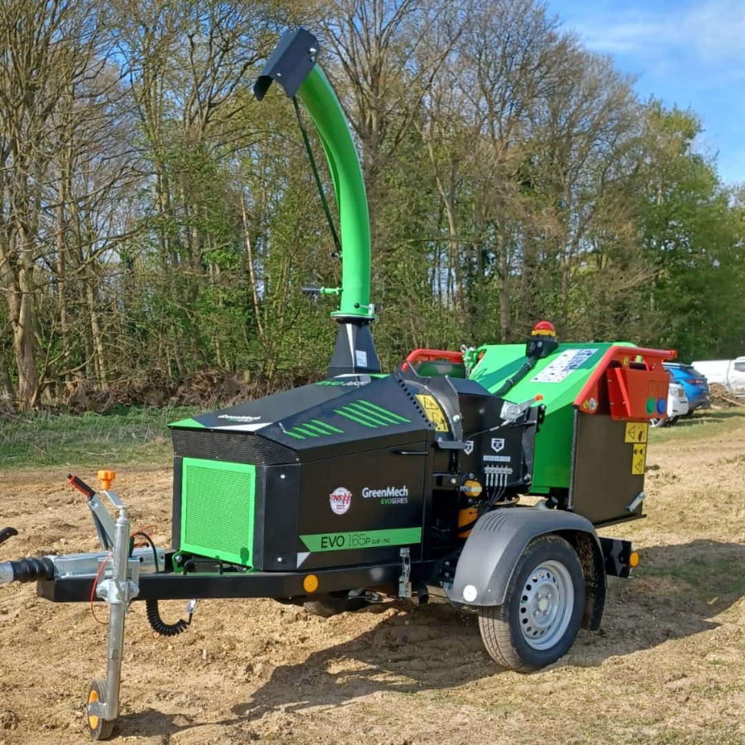 tnstractors's tweet image. For quieter chipping and stronger performance choose GreenMech EVO 165P SUB-750.
It has been designed to be the quietest chipper on the market in its class 🔇🌳.

✅ In stock and available for immediate delivery.

#GreenMech #TreeSurgeon #Groundcare