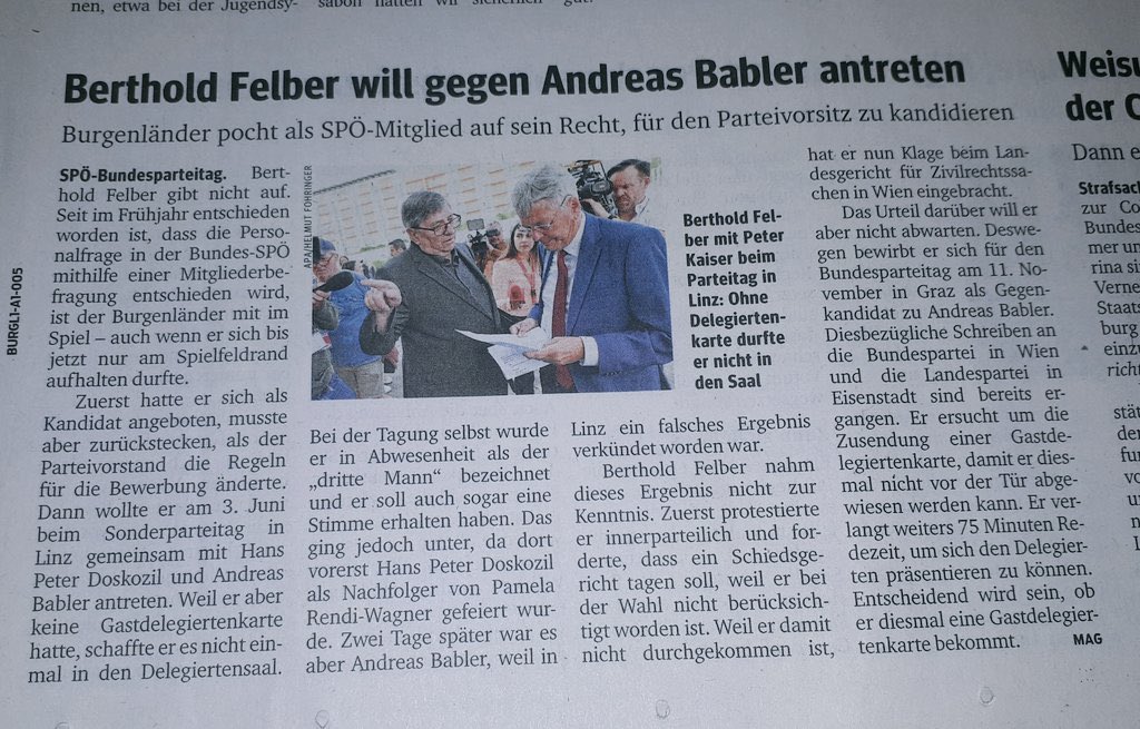 oesikrainerin's tweet photo. Wer bitte ist dieser #Felber - was soll das werden? https://t.co/Qsc6TmdhgK