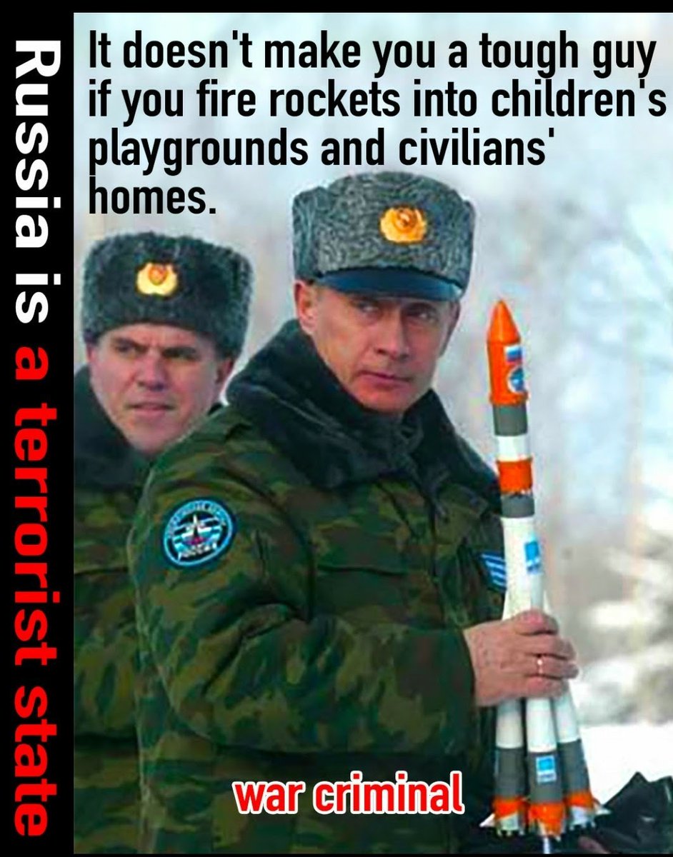 Viktorija2468's tweet photo. @Podolyak_M russia is a terrorist!!!
#ArmUkraineNow
#StoprussianAggressionNow https://t.co/NIfZ7sZq7U
