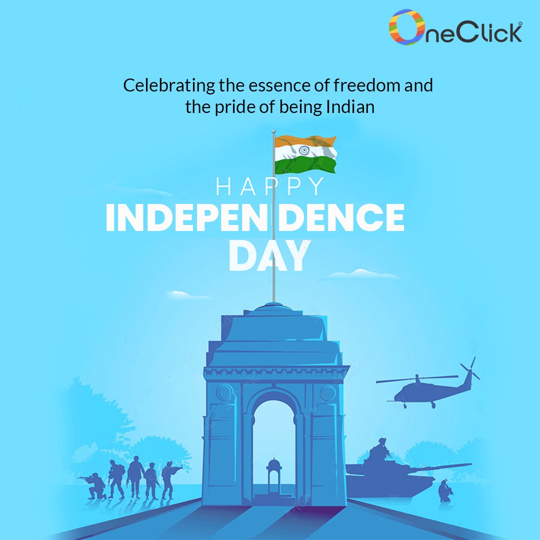 Saluting the spirit of a united nation, where freedom reigns and dreams soar high.
#HappyIndependenceDay!

#OneClick #IndependenceDay #HappyIndependence2023 #Independence2023 #15August #15August2023 #ExperienceMatters #Customer #CustomerSatisfaction #Consumer #CX #Saas