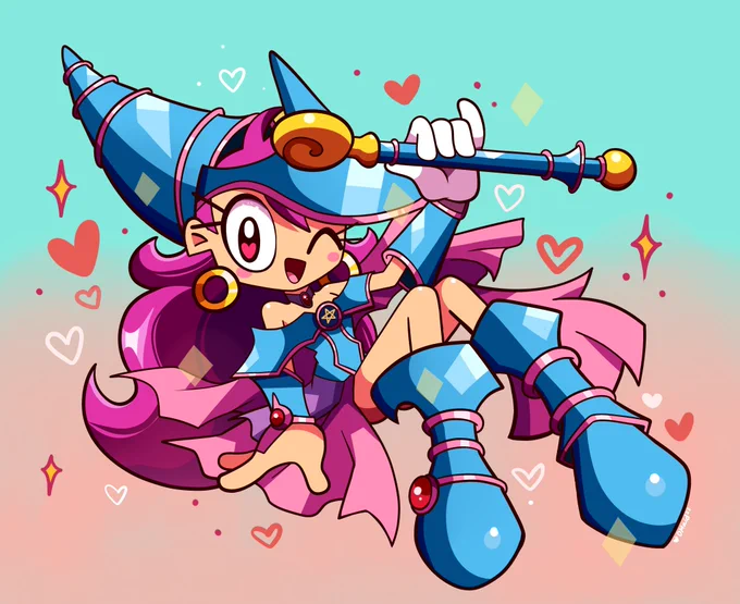 Domestic as Dark Magician Girl!  
