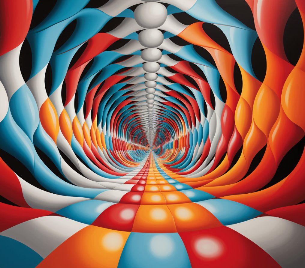 RealStellaSky's tweet photo. Let's make some OP art!
Post your AI optical illusions here!

Like, follow, re-post and invite friends!
Check my link in bio for cool prompts!