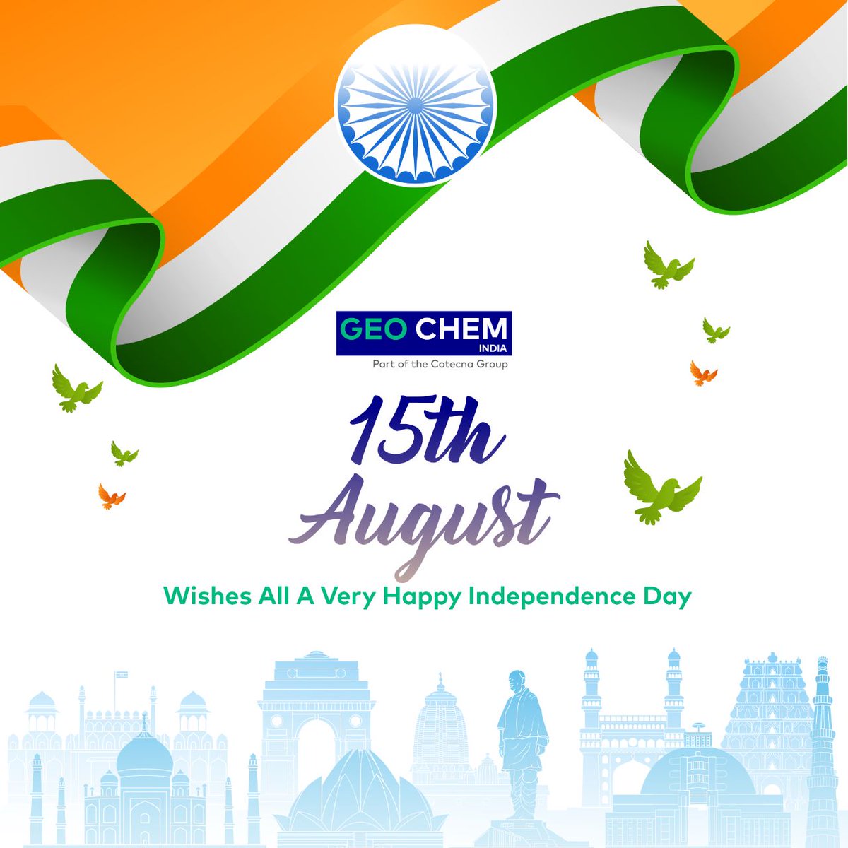 GeoLaboratories's tweet photo. Awashed in the zeal and patriotic colours of the country, celebrating freedom, unity, and progress on 77th Independence Day 🇮🇳

 #independenceday  #15august2023 https://t.co/PLE07bn9ZP