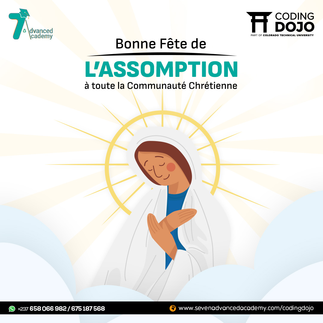 ⛪ Bonne fête de l'Assomption à toute la communauté chrétienne ⛪
.
.
#Assomption #assomption2023 #communautechretienne #SevenAcademy