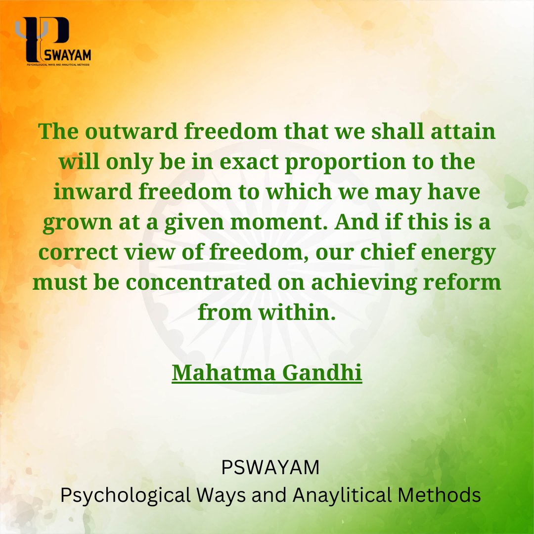 PSWAYAM_'s tweet photo. Happy Independence Day! 🇮🇳 Let's celebrate the spirit of freedom and unity that defines our great nation. May we continue to progress, learn, and grow together. Jai Hind! 🙌 

#IndependenceDay2023  #proudtobeindian #IndianFlag  #JaiHindJaiBharat #IndependenceDayIndia #freetobeme https://t.co/Oduu2SguJC