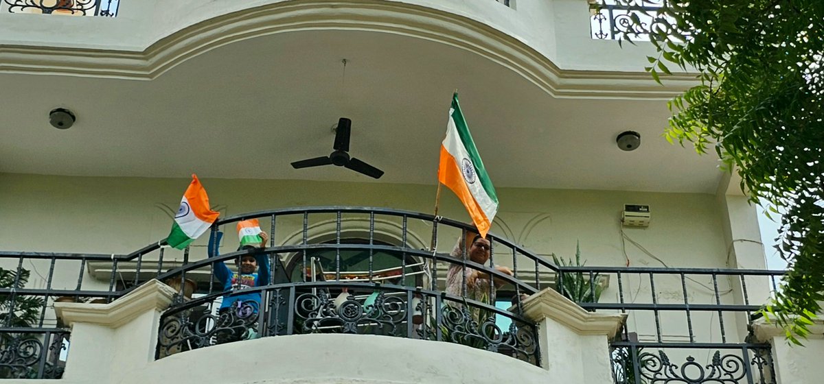 shanx85's tweet photo. #HarGharTirangaAbhiyan2023 #IndependenceDay2023 #PMOIndia #HarGharTiranga2023 #CMO @itsraksrai @AvanishKant1 @Humanityfirst30 @NagarVikasUP @CMOfficeUP https://t.co/vGkl8jPhIf
