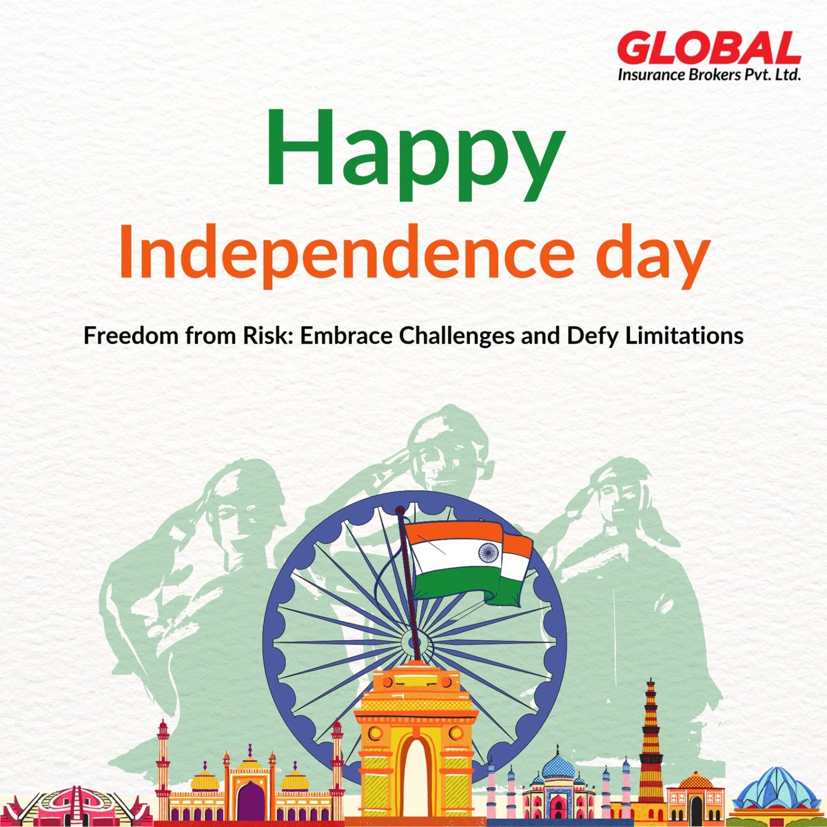 Globinsure's tweet photo. GLOBAL wishes everyone ๐ ๐๐๐ฉ๐ฉ๐ฒ ๐๐ง๐๐๐ฉ๐๐ง๐๐๐ง๐๐ ๐๐๐ฒ!
#insurance #growthwithgovernance #happyindependenceday #harghartiranga https://t.co/loibY88Jq0