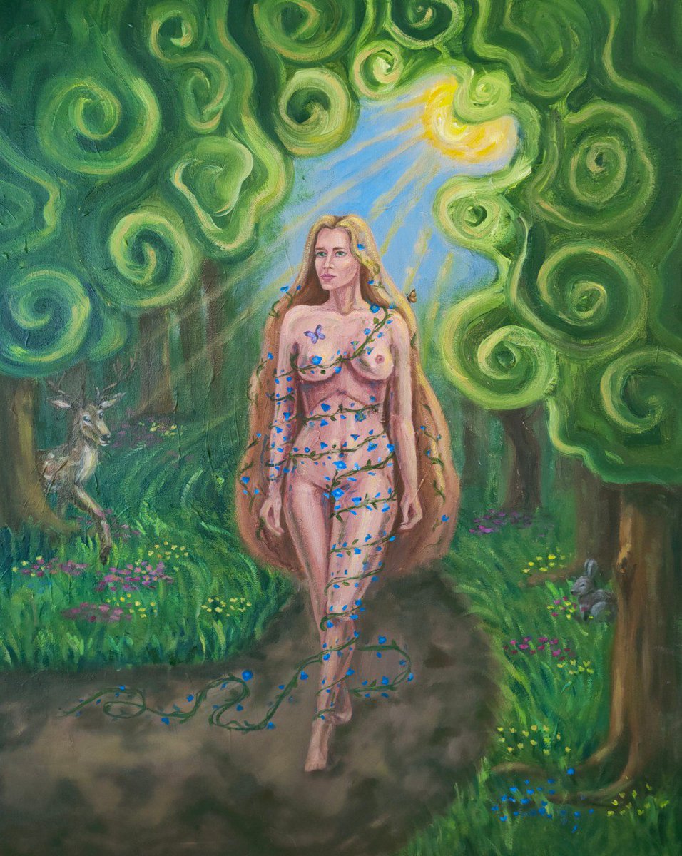 NEW DROP <a href="/opensea/">OpenSea</a>

"Forest Nymph. The rebirth of a painting." 🌿

0.1 ETH

I already have a painting like this, but in watercolor. I decided to give it a new breath.

Revival of a nymph. New format, new material, new details, new look.

⬇️