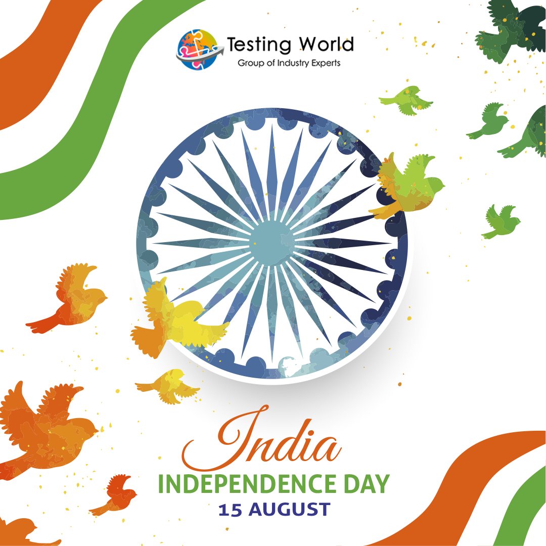 world_testing's tweet image. May this Independence Day fill your hearts with happiness and gratitude. Let this day be a special occasion to honor your freedom and pride! Happy Independence Day!!

#independenceday #15thaugust #softwaretesting #qatesting #qualityassurance #HappyIndependenceDay