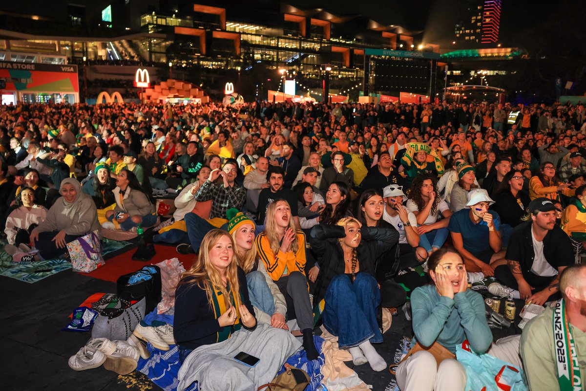 TheMatildas's tweet photo. Good afternoon 👋 It's time to start making some plans for tomorrow night (if you haven't already!) 

We want to hear what fan zone you'll be watching our #FIFAWWC Semi-Final from - let us know below 👇 https://t.co/GG2Nq3YbnC