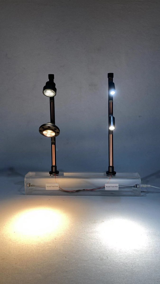 LONU Showcase Lighting, Mini Magnetic Showcase Track Lightings for Display Cabinet, Display Showcase, Display Stand, Display Shelf