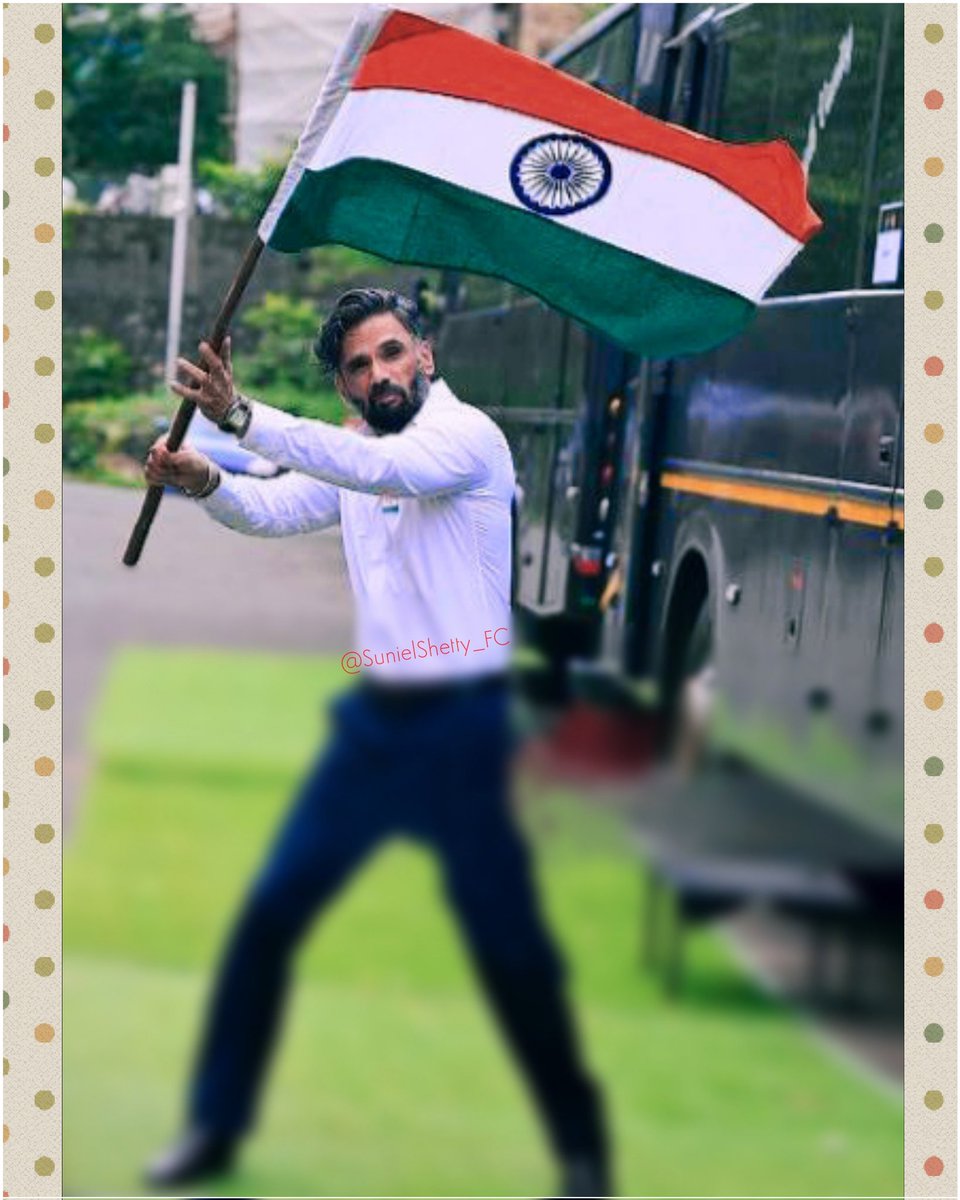 Two Idol Of My Life 
<a href="/SunielVShetty/">Suniel Shetty</a> Sir <a href="/chiyaan/">Vikram</a> Sir 
Wishing everyone a Very Happy 77th Independence Day! 

#HappyIndependenceDay
#IndependenceDayIndia
#ChiyaanVikram #SunielShetty