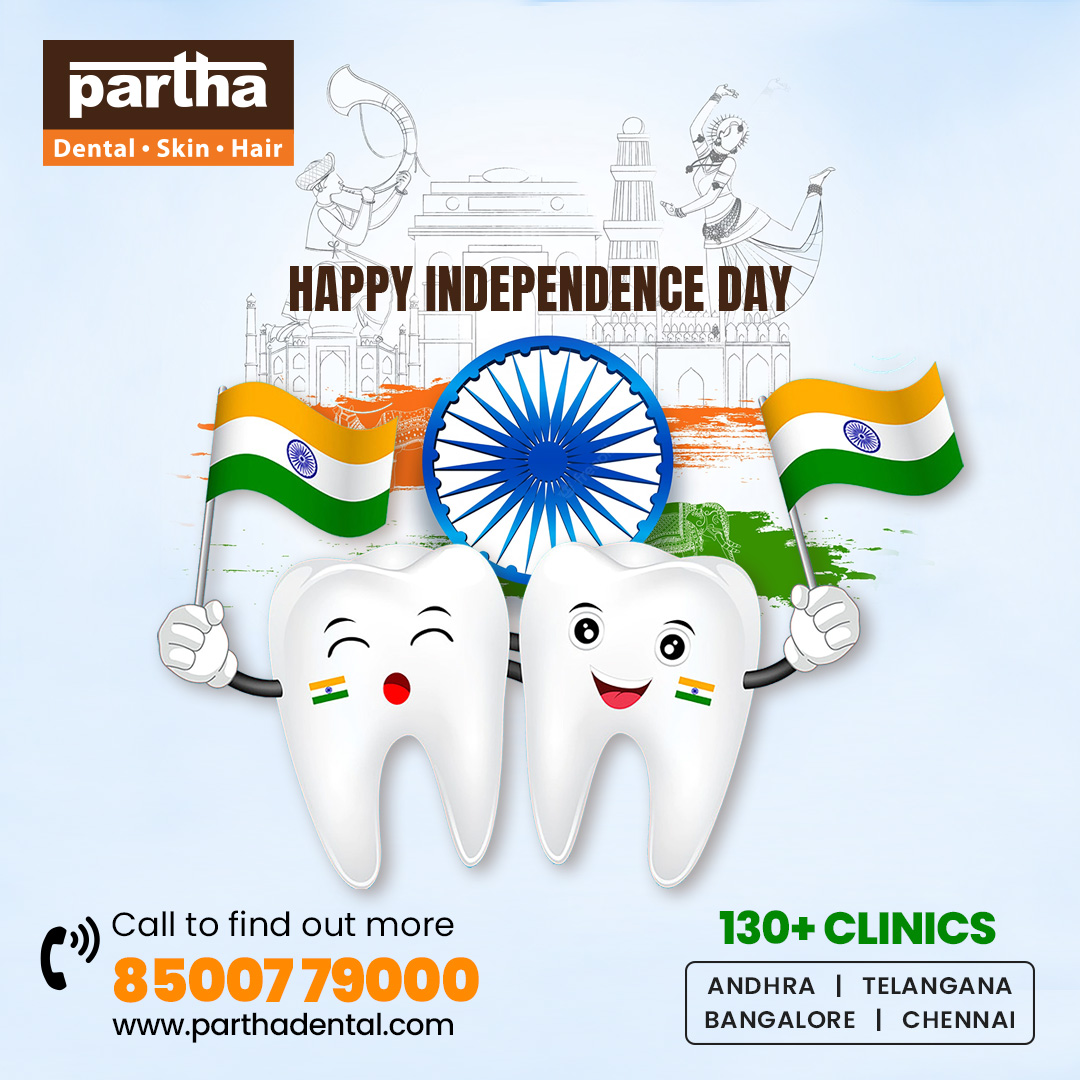parthaclinics's tweet photo. #HappyIndependenceDay from #ParthaDentalSkinHair Let your smile be the highlight of the festivities. Our experienced team is here to ensure your dental health, so you can relish the joys of the holiday with confidence
#india #freedom #77thindependence #IndianFlag #bharat #JaiHind https://t.co/TybCJra8Iv
