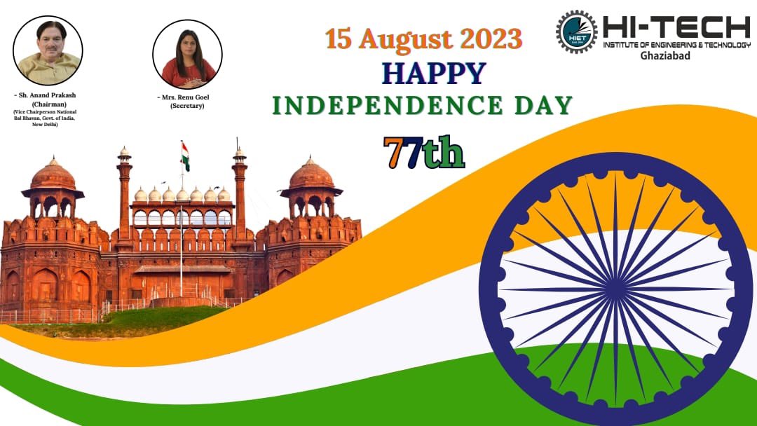 HiTechColleg's tweet image. On this special day, let&apos;s honour those who fought for our freedom and strive for a better tomorrow. 
This Independence Day, let&apos;s celebrate our soldiers and their sacrifices for the country.
Happy Independence Day!!

#15august2023 #IndependenceDay2023 #freedom