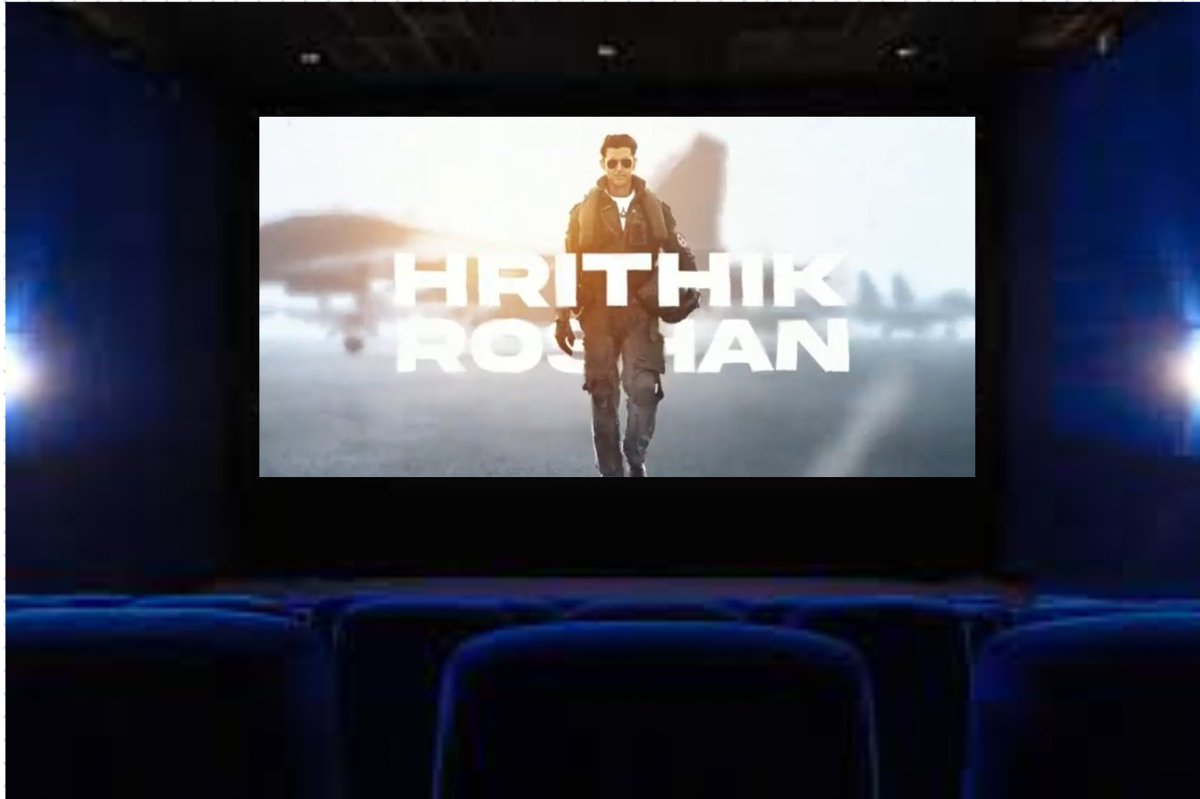 EverydayPheonix's tweet photo. #Fighter - 25 January 2024
Just edited this picture on what it would look like in cinemas. 🔥
#Krrish4, #War2, #HrithikRoshan, #Motionposter https://t.co/tA9KLySOeC