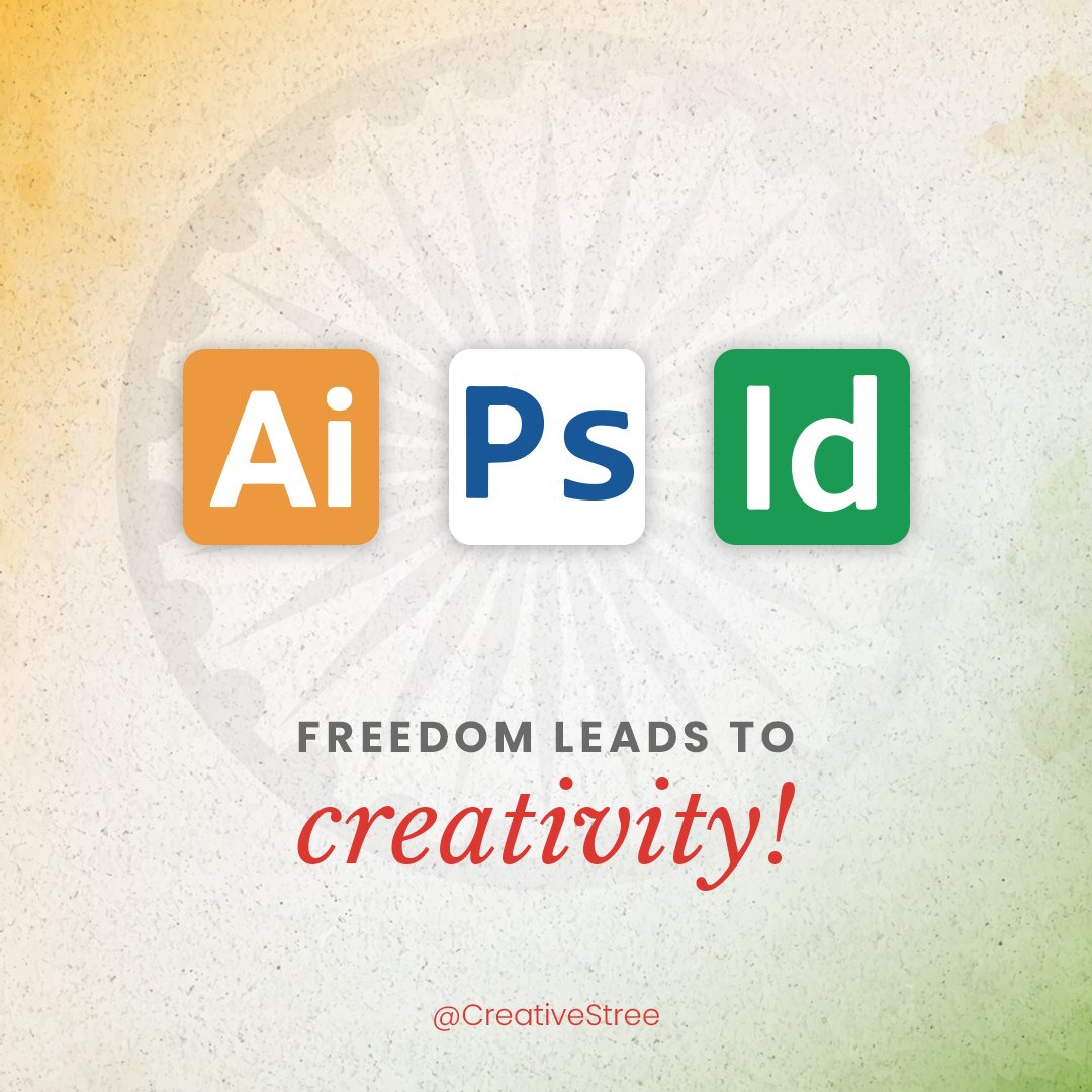 CreativeStree's tweet photo. Happy Independence Day 

#India #independenceday #happyindependenceday #proud #proudmoment #independence #creativestree #indian https://t.co/GYggzVrLbh