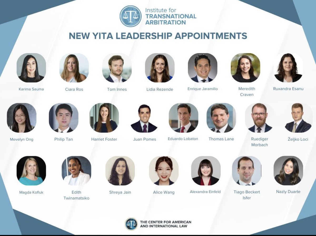 Proud to be part of this team. Looking forward to an exciting term. ⁦<a href="/WArbitration/">African Women in Arbitration</a>⁩ #womeninarbitration