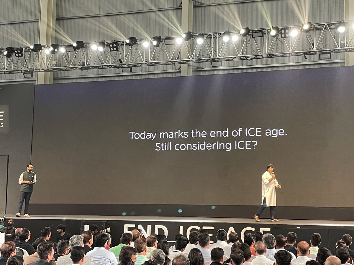 OlaElectric's tweet photo. Tune in to the livestream if you haven’t already.
Exciting Announcements Incoming.
#OlaCustomerDay2023 #EndICEagePart1 https://t.co/ichYPFEpZ5