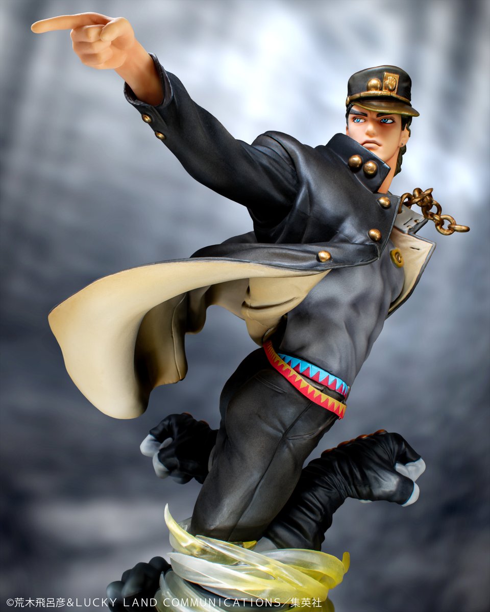 【ジョジョの奇妙な冒険】
MEDICOSフィギュアアーカイブ

◆第81弾◆

「やれやれだぜ」

超像Artコレクション
「空条承太郎」

超像Artならではの肉体美造形ッ！
風に靡く制服と首元のチェーンが躍動感を演出！
足元から覗くスタープラチナの腕にもご注目ッ！

#jjba