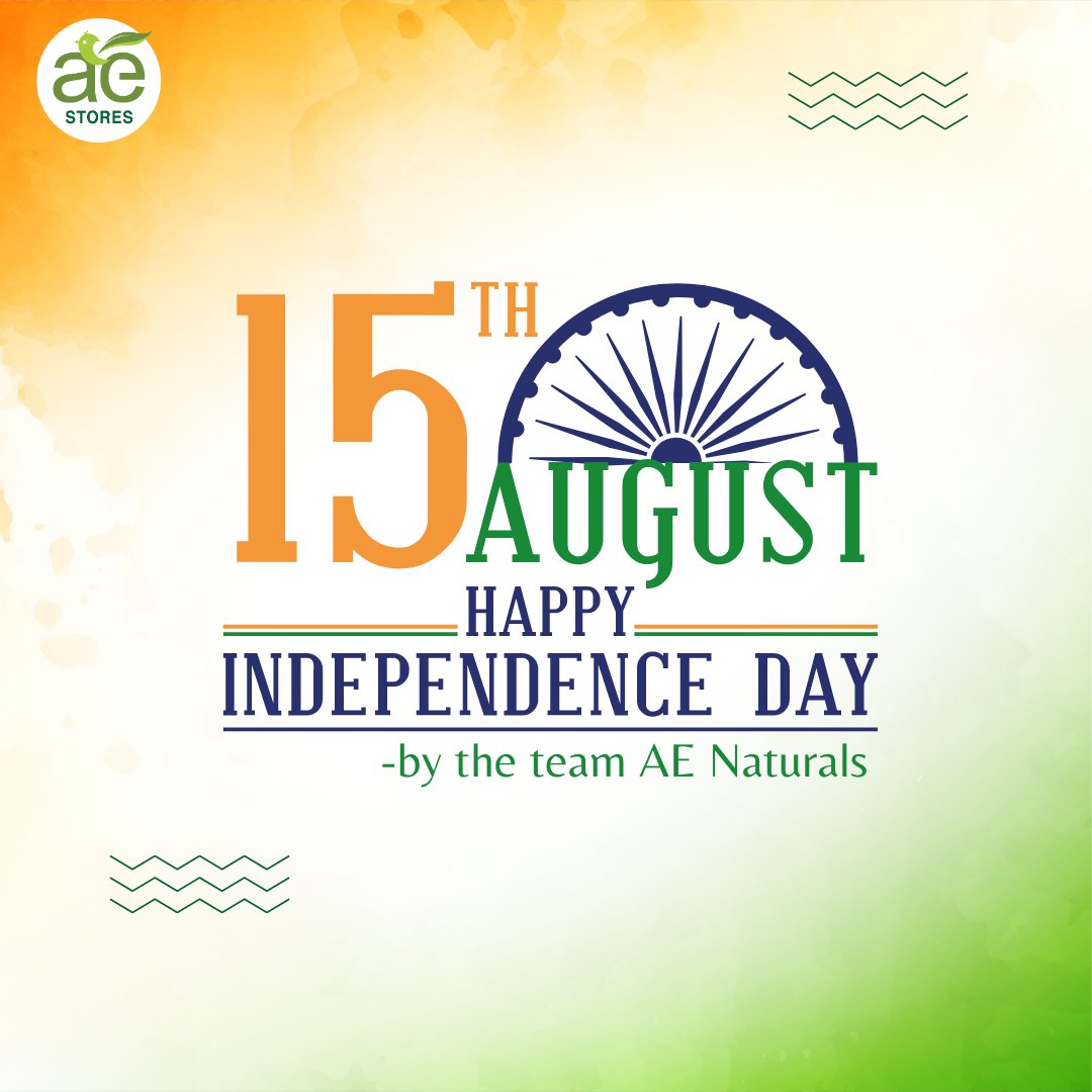 ae_stores's tweet image. 🇮🇳 Happy Independence Day! 🎉 Celebrating the journey of progress and unity that define us as a nation. AE Stores sends its warmest wishes to all!

 #ProudToBeIndian #UnityInDiversity #ProgressAndUnity #IndiaIndependenceDay #AE #CelebratingNationhood #JaiHind #IncredibleIndia