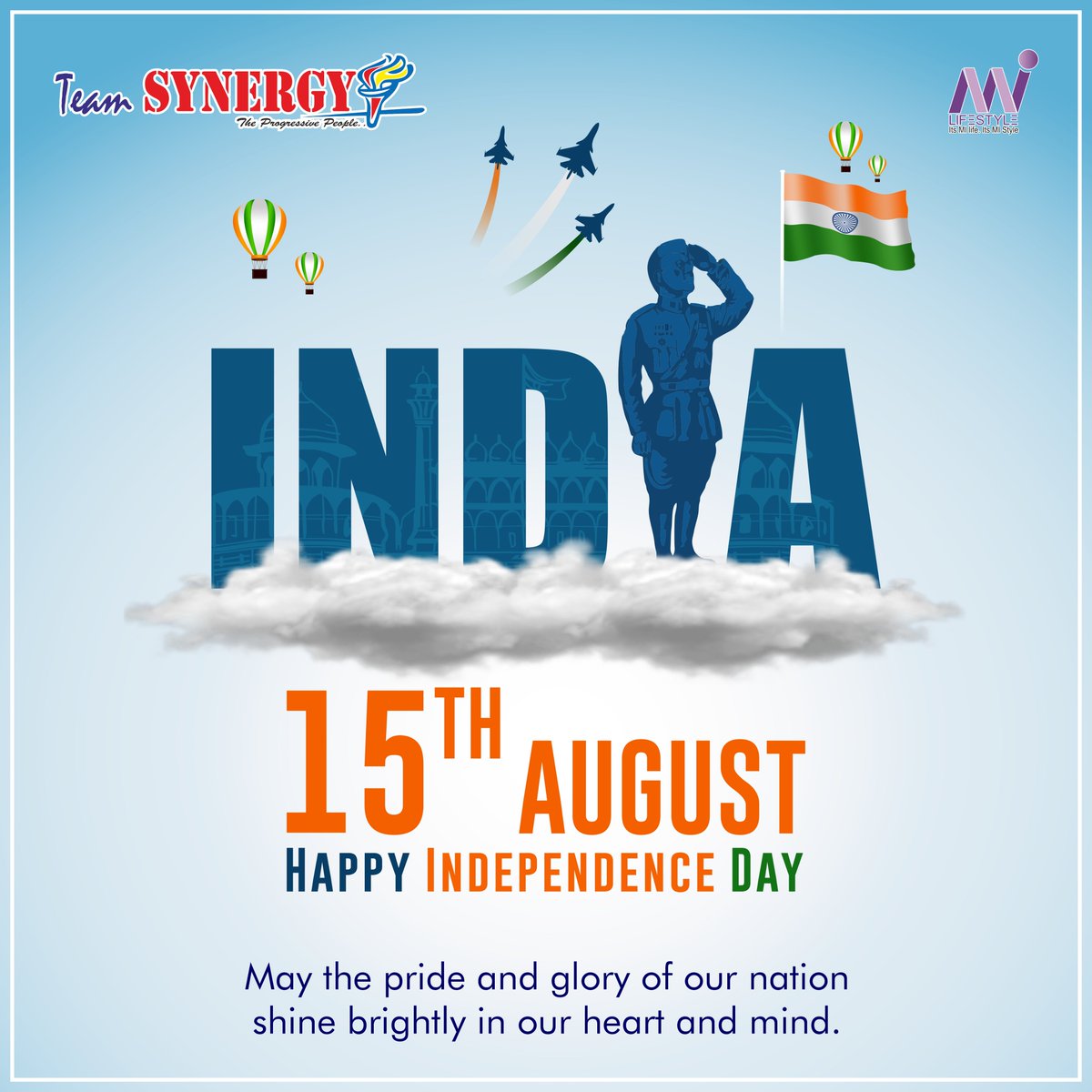 📷Happy Independence Day📷
#15august #independenceday #independencedayindia #TeamSYNERGY #theprogressivepeople #milifestyle #milifestylemarketingglobalpvtltd