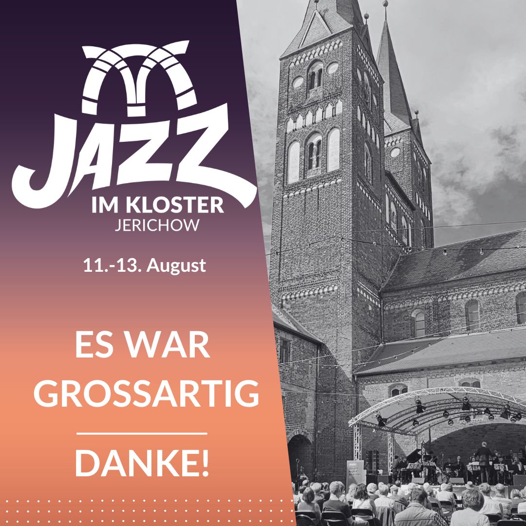Wir sagen DANKE. Was für eine unglaubliche musikalische Reise durch verschiedene Stile und Künstler. Ein riesiges Dankeschön an alle, die  dieses Event unterstützt und möglich gemacht haben. 

#klosterjerichow #kulturlädein #jazz #music