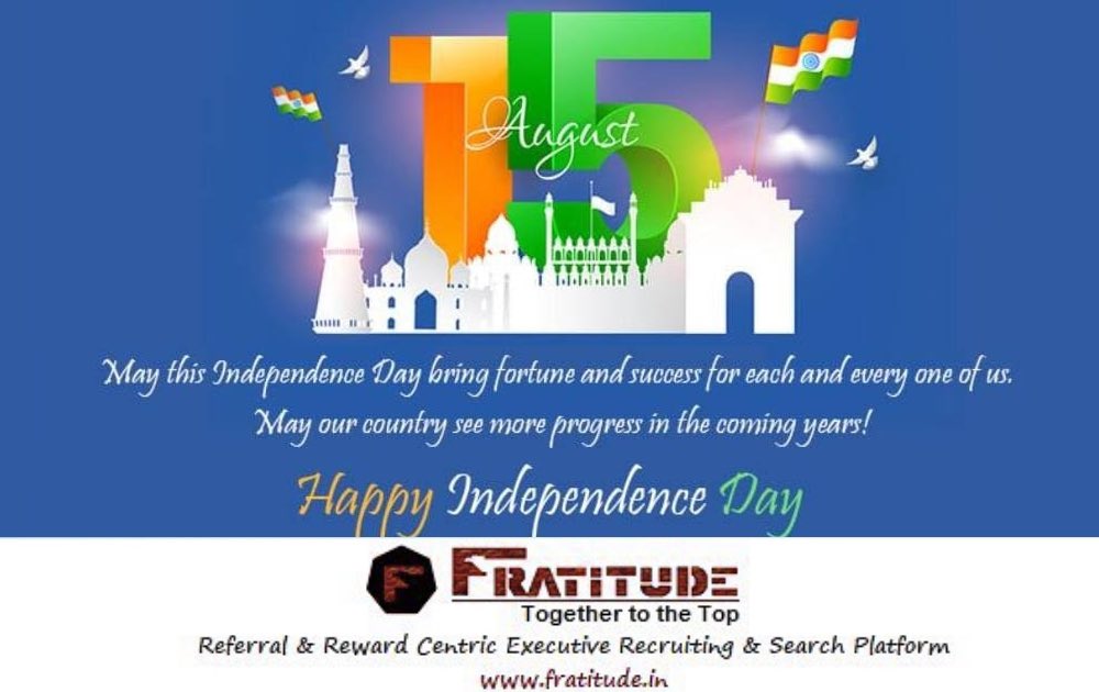 fratitudeTA's tweet photo. We salute the spirit of India's 77th Independence day! 

@ https://t.co/nxH3BjG3zp

.
.
.
.
#independenceday #77thindependanceday🇮🇳🇮🇳❤️ #india #usa🇺🇸 #fratitude #gratitude #business #startup #consultancy #recruitment #executivesearch https://t.co/IdsHCZu7yC