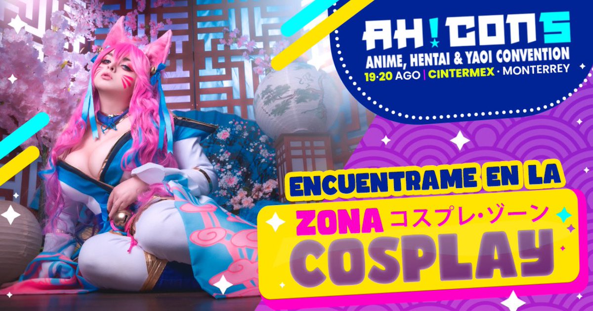 Nos vemos este fin de semana en la <a href="/AHCON5/">AH! CON</a> en monterrey 🤍 , estaré compartiendo stand con <a href="/ShynesssCosplay/">Shynesss Cosplay</a> ✨🫶🏻