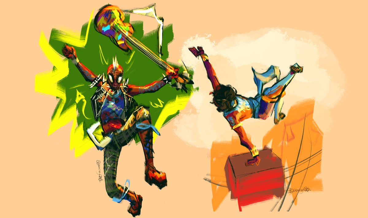 Spider? I saw a spider once 

#HobieBrown #PavitrPrabhakar #AcrossTheSpiderVerse