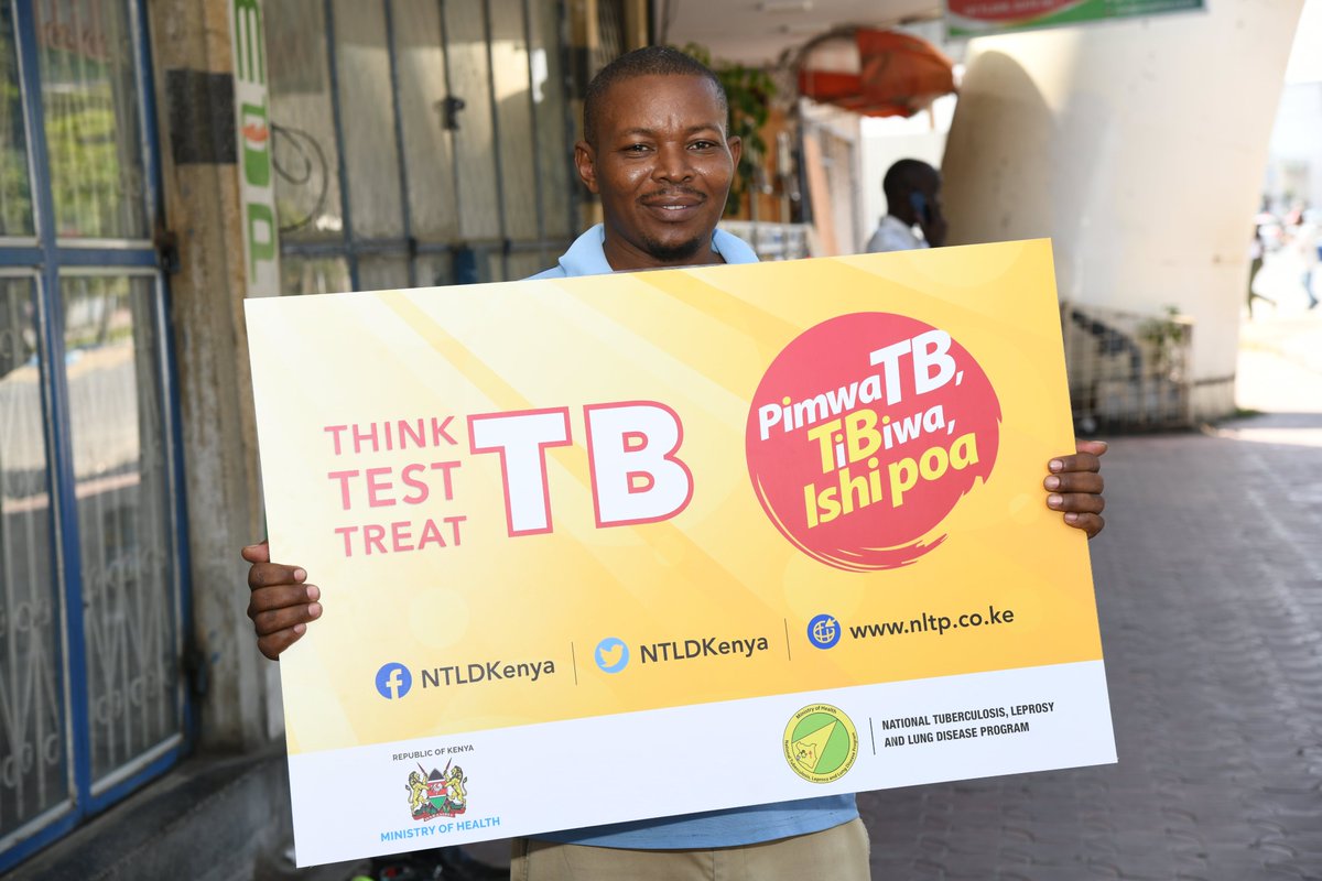 Join the Fight Against TB: Together, We Can End the Epidemic! Get tested today. #YesWeCanEndTBinKenya #ThinkTestTreatTB