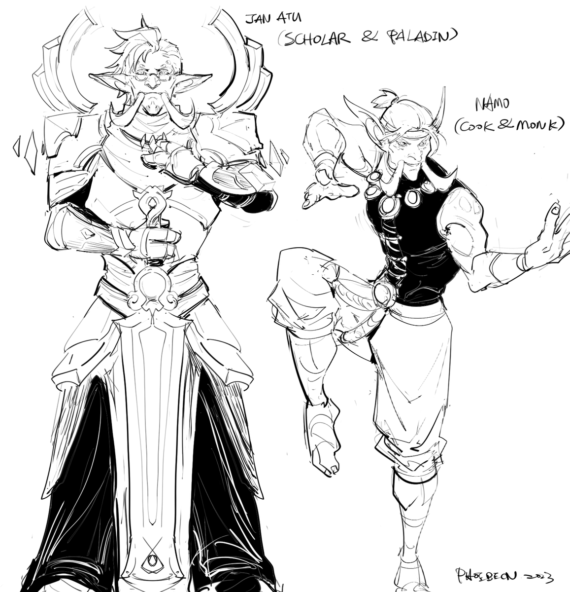 cn_phoebe's tweet photo. working on my comic of Zandalari boys https://t.co/hiQaoGAhZB