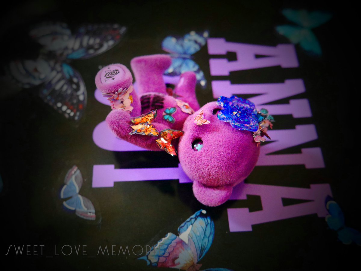 kimiyomus20306's tweet photo. #anasui #アナ・スイ #アナスイ #Honeybear  #honeybear  #ハニーベア #カスタムハニーベア #darkside #black #purple #blackpurple #butterfly #custombear #miniture #蝶 https://t.co/2EREPBfFGD
