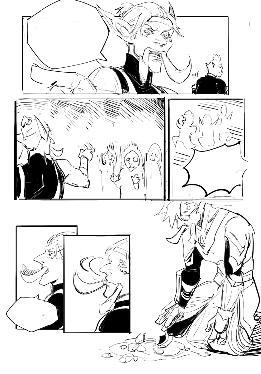 cn_phoebe's tweet photo. working on my comic of Zandalari boys https://t.co/hiQaoGAhZB