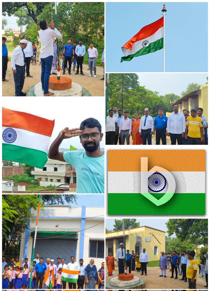 KishorMurmu123's tweet photo. #HappyIndependenceDa
अमर शहीद सभी स्वतंत्रता सेनानियों को नमन करते हैं, तथा
सभी देशवासियों को स्वतंत्रता दिवस की हार्दिक शुभकामनाएं एवं बधाई देते हैं। https://t.co/q2HQsZvQNw