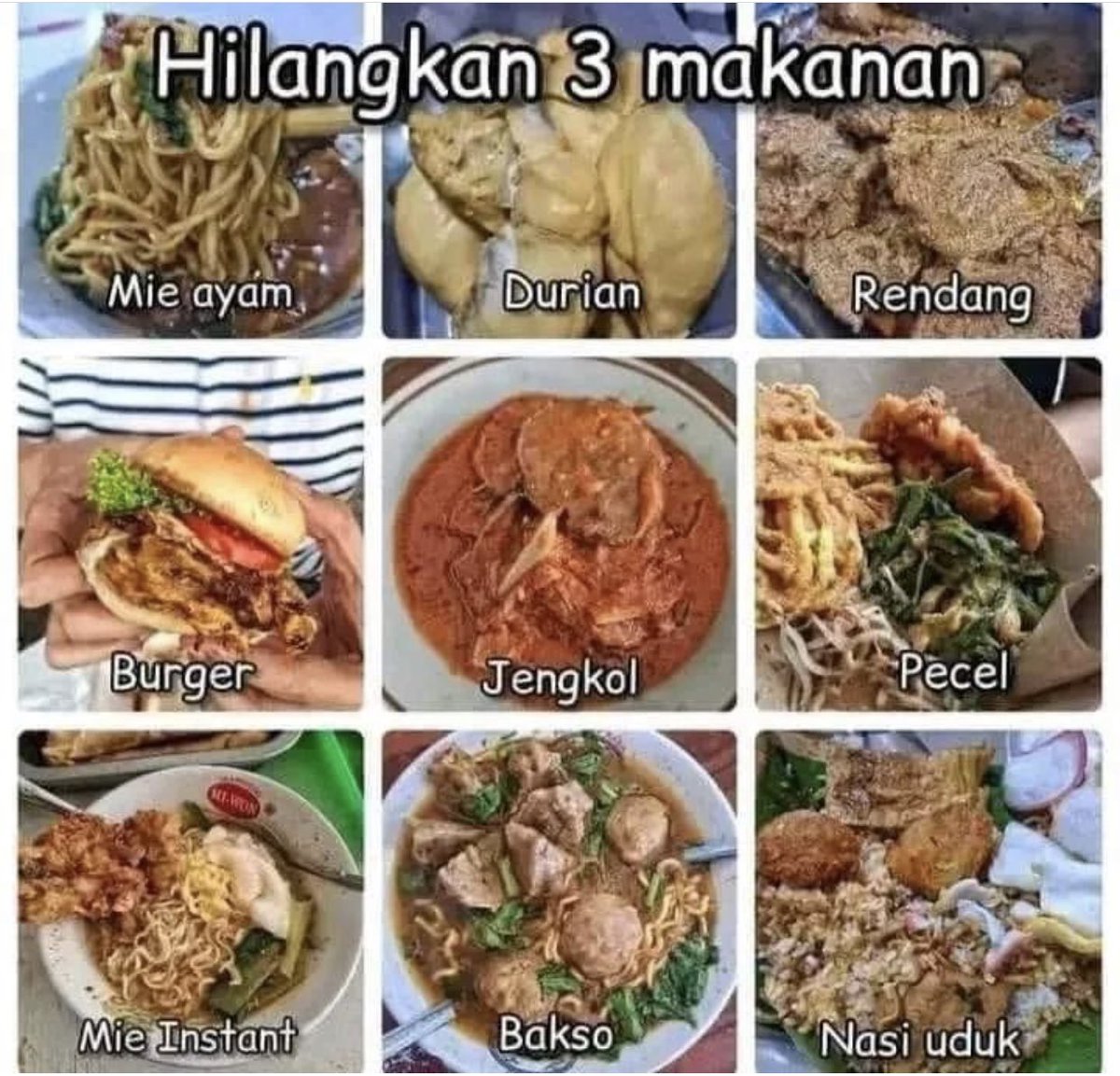 Durian, Burger dan Jengkol

Kalau kalian?