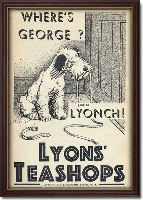 caron_allan's tweet photo. cute #vintage poster for #Lyons #teashops https://t.co/YsaHQu8UDo