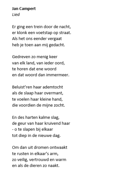 Geboortedag Jan Campert (1902-1943), schrijver, dichter en vader van Remco. Hij schreef het beroemde verzetsgedicht 'De achttien dooden', over de executie van verzetsmensen op de Waalsdorpervlakte. Zijn hulp aan Joden werd Campert fataal. Hij stierf in kamp Neuengamme.