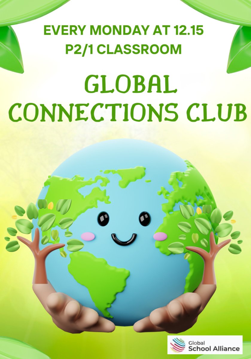 StDenisEco1's tweet photo. We have an exciting new club starting on Monday @St_Denis_PS Come along to P2/1 and connect with other learners from around the world. #BeInternational 🌎🌏🌍 https://t.co/iLJ1w5qsPX
